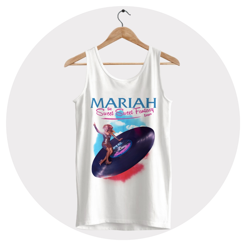 Camiseta Mariah Carey The Sweet Sweet Fantasy Tour | Shopee Brasil
