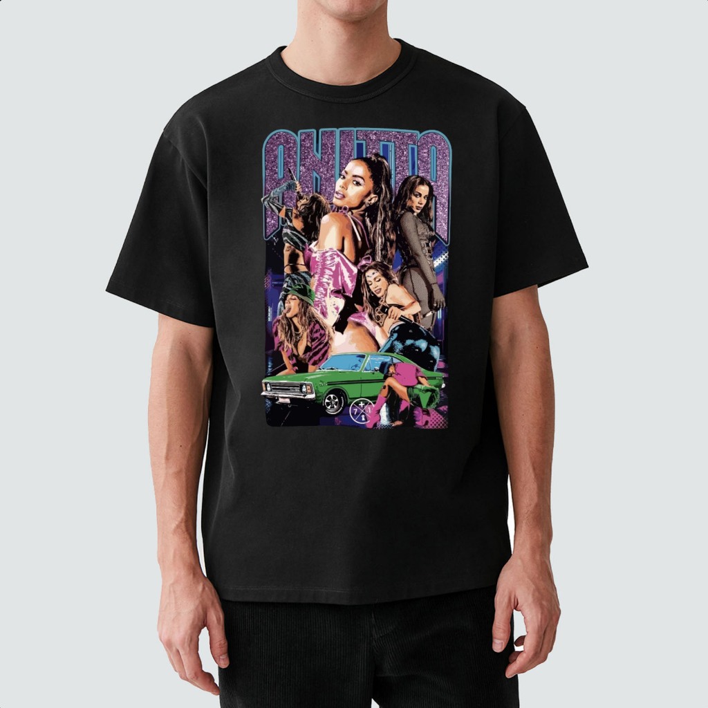 Camisa Estampada Masculina Algodão Premium Casual Artista Anitta Funk