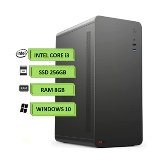 Cpu Desktop Alltek Intel I3, Ram 8gb, Ssd 256g Torre Pc -Super Maquina pronta para uso, com Garantia e NF
