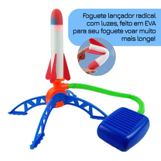 Brinquedo Foguete Apollo Infantil que Voa de Verdade Drone Criança