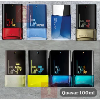 Quasar Desodorante Colônia 100ml | Qyasar tradicional, Fire, Rush, Vision, Brave, Grafitti, Drop XY, Surf - o Boticário