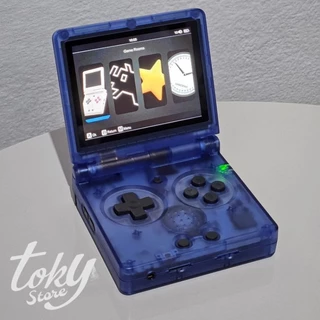 RG35XXSP RG35XX SP H Plus Azul Translucido + Grip de mão Console Portatil