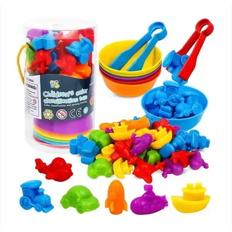 Coordenação Motora Fina e Pareamento Das Cores Brinquedo Pedagógico ...