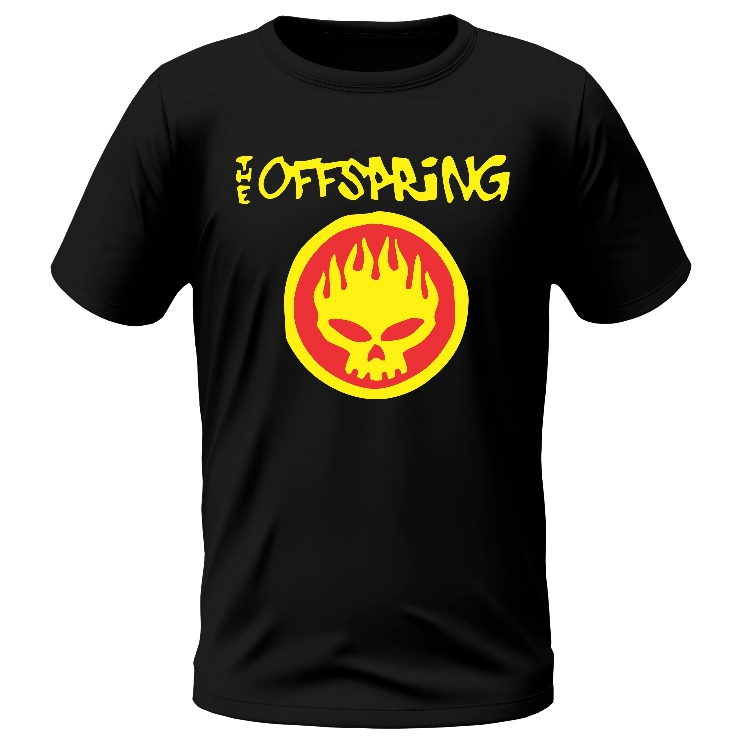Camiseta The Offspring camisa de rock 100% Algodão