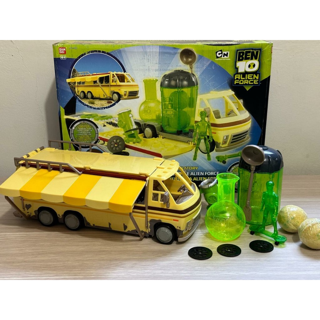 Trailer Vô Max Ben 10 Força Alienígena Bandai Original Laboratório  Alienígena Usado | Shopee Brasil