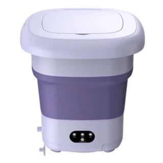 Mini máquina de lavar roupa 8Ldobrável portátil moderna máquina de lavar automática roupa interior de viagem