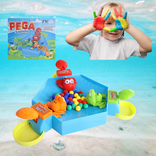 Brinquedo Papa Bolinhas Animal Sapo Sapinho Come Tudo Comilões