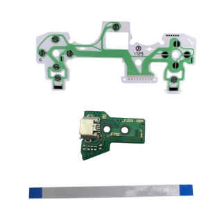 Kit Película Condutiva + Placa Usb + Flat 12 Vias - Jdm-050 055