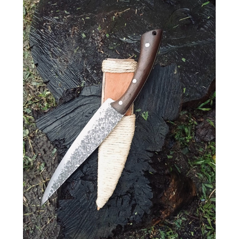 Faca Profissional Artesanal em Carbono pra Churrasco Super Afiada com ...