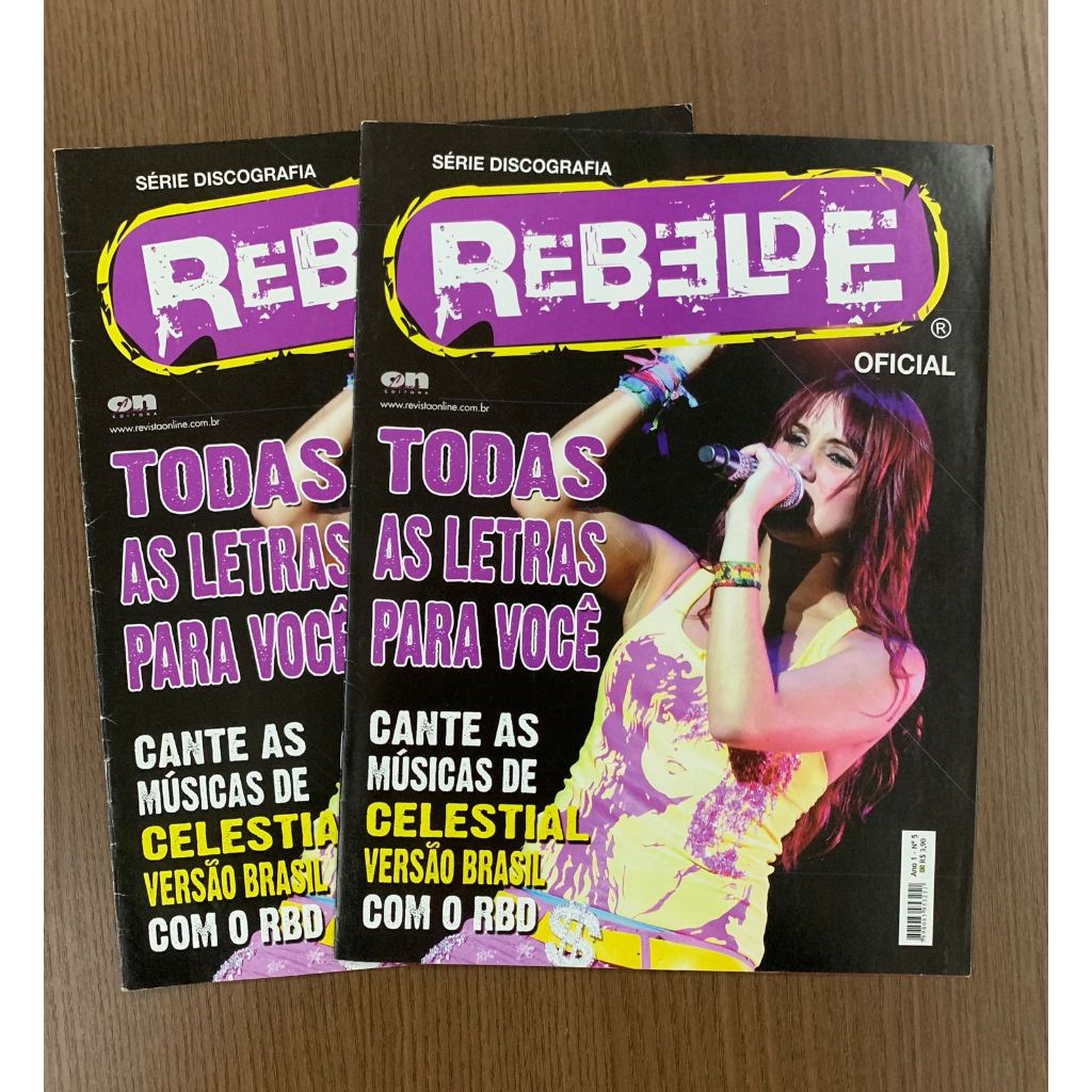 Revista Série Discografia Rebelde Oficial nº 5 - RBD - Dulce Maria ...