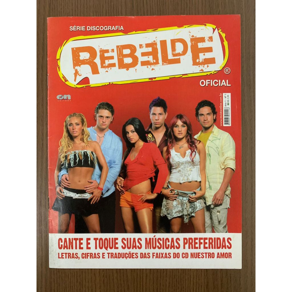 Revista Série Discografia Rebelde Oficial RBD | Shopee Brasil