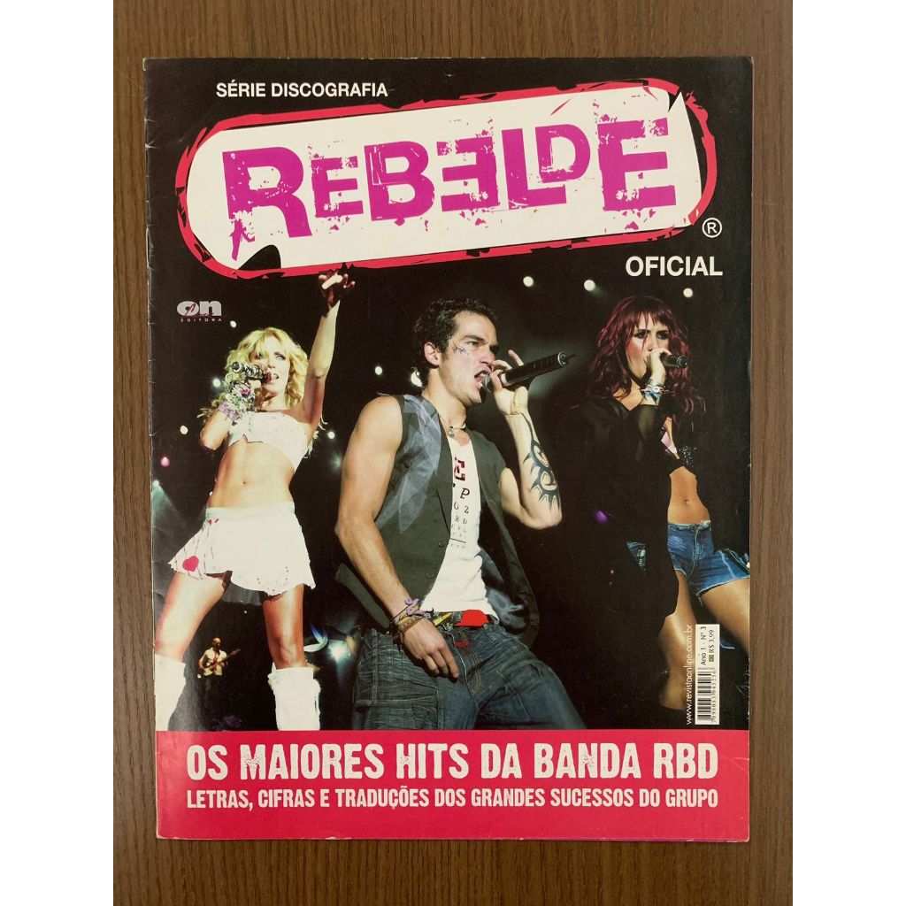 Revista Série Discografia Rebelde Oficial RBD | Shopee Brasil