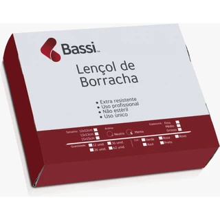 Lençol de Borracha bassi - odontologia, easy equipamentos