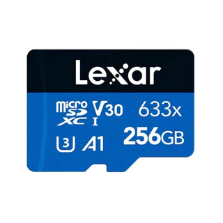 Cartão micro sd lexar 256gb original classe 10
