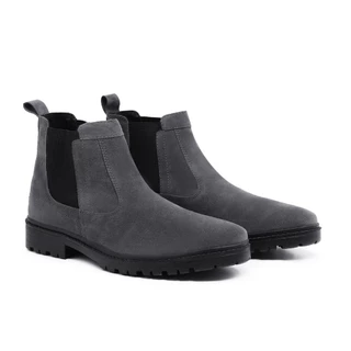 BOTA CHELSEA TRATORADA MASCULINA CINZA (RATO)