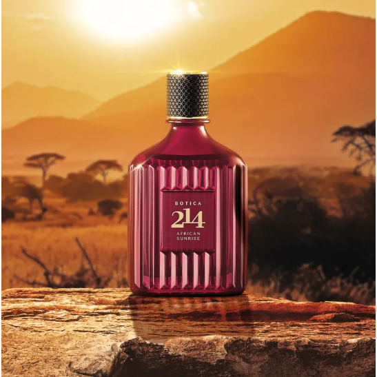 Botica 214 African Sunrise Fougére Amadeirado: Eau De Parfum 90ml Perfume Masculino Oboticário