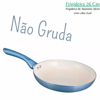 Frigideira Antiaderente cabo Azul revestimento em Silicone Tamanhos