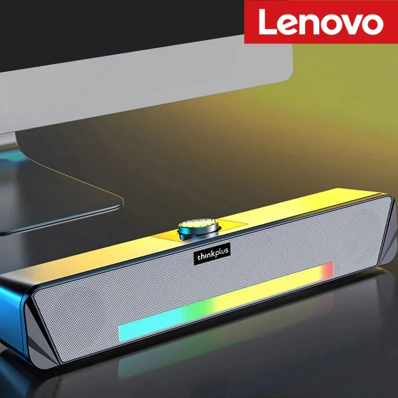 Lenovo TS33 SOUNDBAR Bluetooth com fio, barra de som surround, filme 360, mesa, computador, 5.0