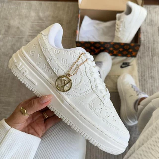 Tênis Air Force 1 LV White: Luxo, Exclusividade e Conforto