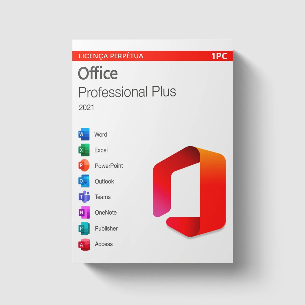 Pacote Office 2021 Pro Plus
