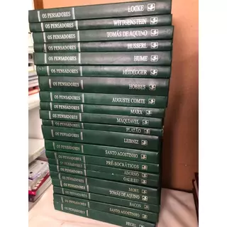 Os Pensadores (capa Dura Verde) Editora Nova Cultural
