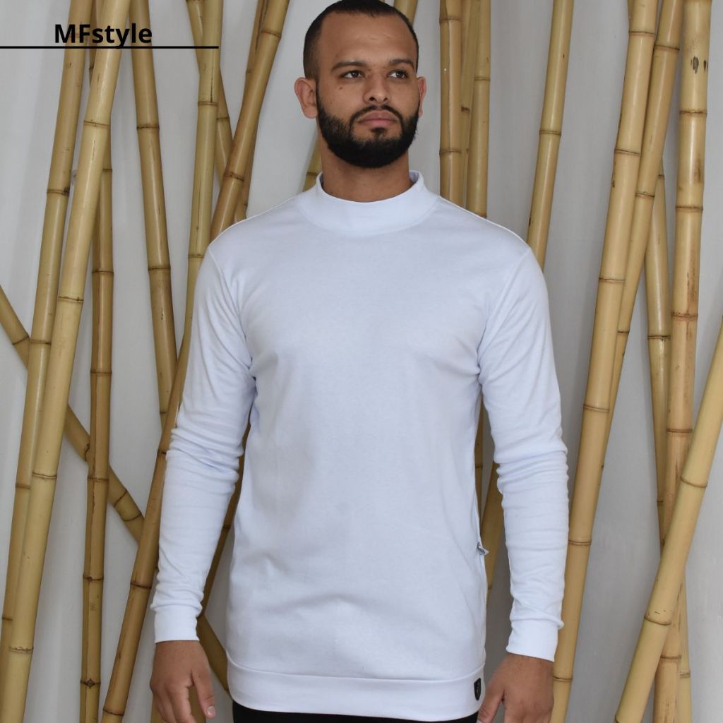 Blusa Suéter Masculino Cacharrel Manga Longa Segunda Pele Slim