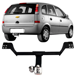 Engate Reboque Rabicho Fixo Meriva Exc Ss Capacidade Carga 450kg Aco Resistente Braconi Certificado Inmetro