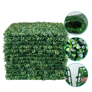 KIT 10x Placa 40x60 Tapete Grama Artificial Buchinhos Muro Inglês Decoração de Parede