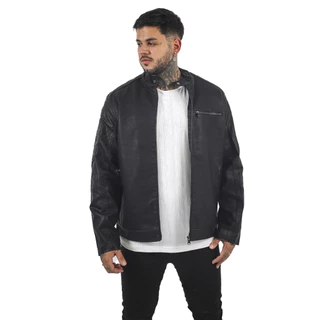 Evo Urban Jaqueta De Couro Masculino Slim Casaco De Frio Forrada Moda Luxo Casual Masculina