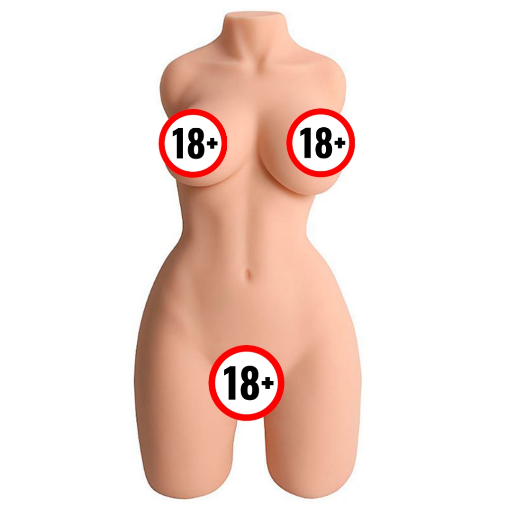 Masturbador Boneca Sexual Realística Corpo Feminino Base Reta com Ânus  Vagina E Seios | Shopee Brasil