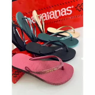 Havaianas Lançamentos Novas Cores Sparkle Feminino Gliiter