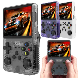 R36s Mini Console Handheld Video GameRetrô Portatil 3,5 Polegadas Cartão 64gb