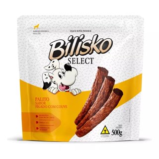 Bifinho Fígado/Couve Palito Bilisko Petiscos Cães 500g em Oferta na Shopee