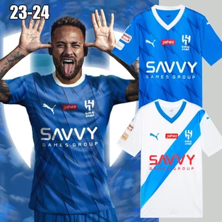 Camiseta de time Alta Qualidade 23 24 New Al-Hilal com nome NEYMAR