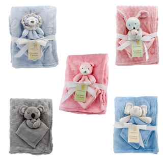 Cobertor Manta Com Naninha Camesa Baby Cobertor Bebê 75 x 100 Cores Presente Envio Imediato