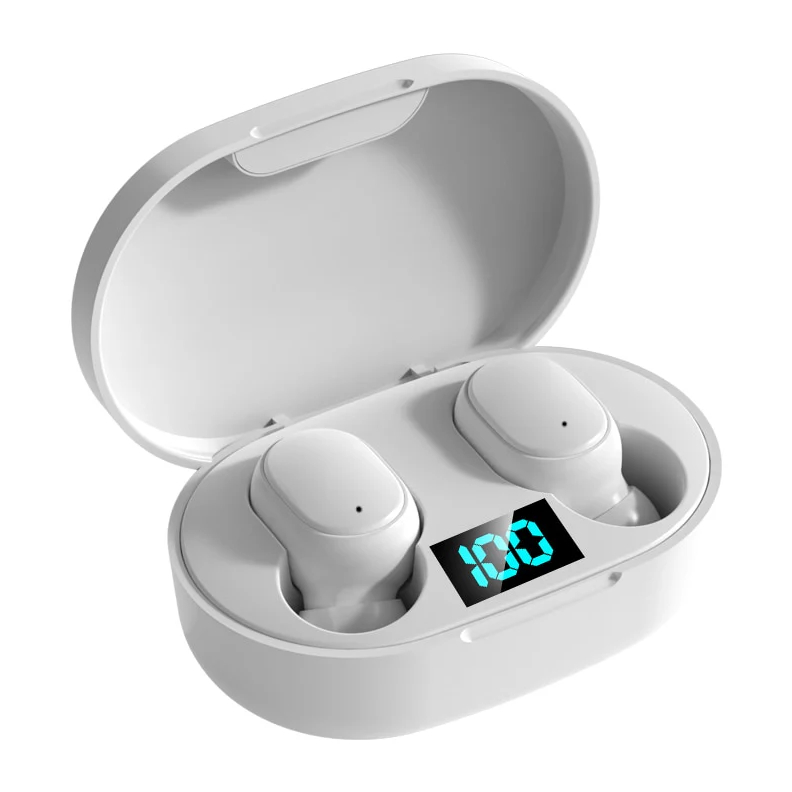 Xiaomi Redmi Airdots Pro 3 Com Visor Fones de ouvido (Branco) Fones de Ouvido Sem Fio Bluetooth com Microfone