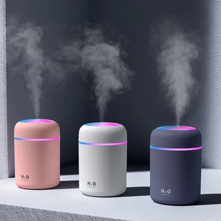 300ml Umidificador De Ar Portátil Usb Ultrassônica 300ml / Difusor De Aromaterapia / Umidificador De Ar