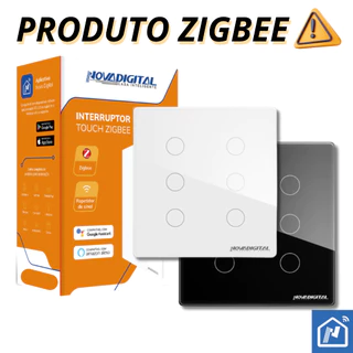 Interruptor ZIGBEE Inteligente 6 Botões Alexa Google Nova Digital