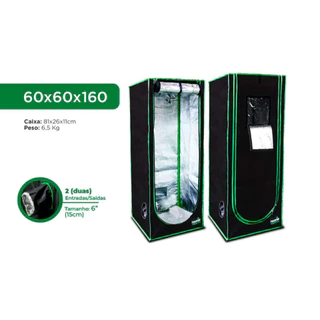Tenda Grow Cultivo Indoor 60x60x160 - Mylar 600d