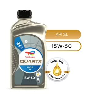 Kit 4 Óleos Semi Sintético 15W-50 Quartz 7000 API SL TotalEnergies