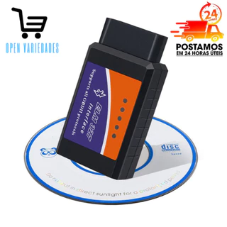 Scanner carro Bluetooth ELM327, OBD2, V2.1