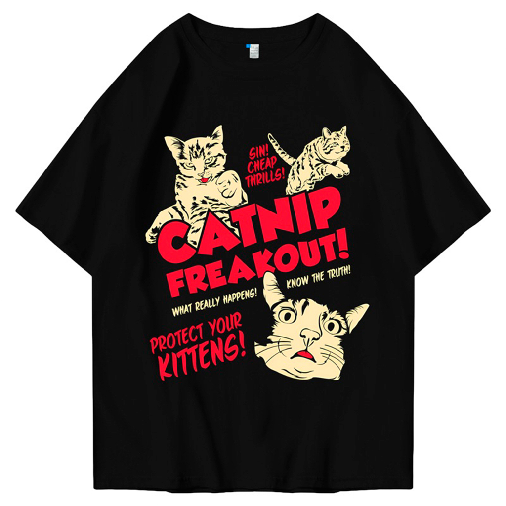 Camiseta T-shirt Unissex Catnip Freakout