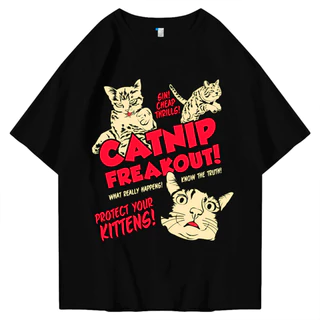 Camiseta T-shirt Unissex Catnip Freakout