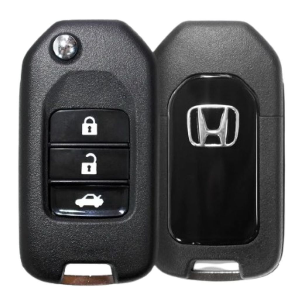 Carcaça Chave Canivete Honda Civic Letra - A Hrv New Fit 3Bts