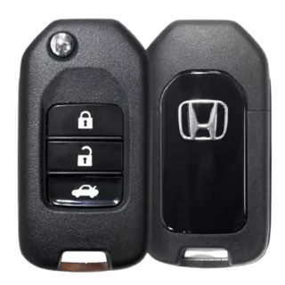 Carcaça Chave Canivete Honda Civic Letra - A Hrv New Fit 3Bts