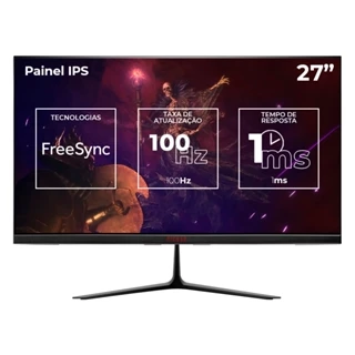 Monitor Gamer Pichau Athen V3, 27 Pol, IPS, FHD, 1ms, 100Hz, FreeSync, HDMI/VGA, PG-ATH27V3-BL01
