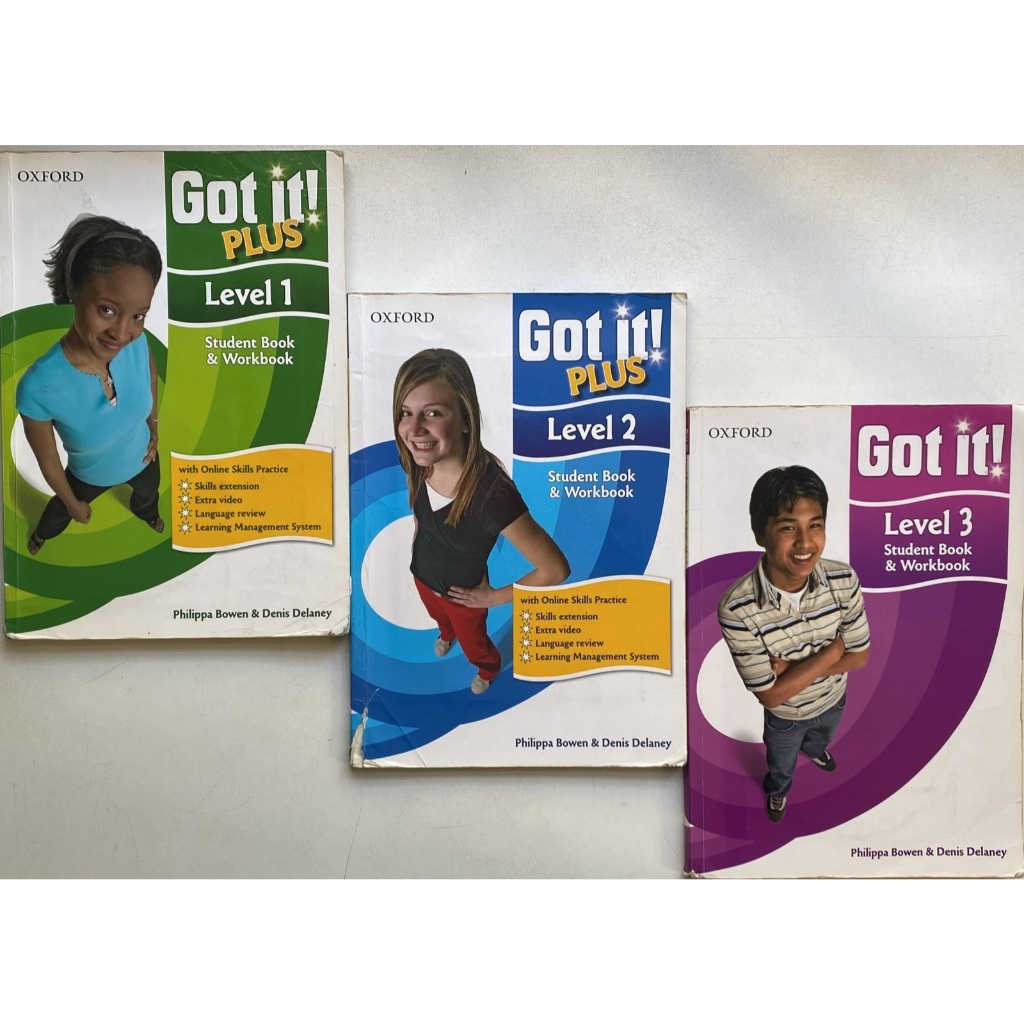 Coleção Got It ! Level 1, 2 e 3 - 3 Volumes | Shopee Brasil