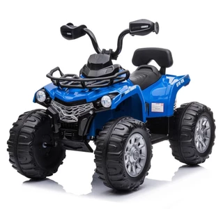 Moto Eletrica Quadriciclo Infantil Farol Toca Musicas 12v Cor Azul