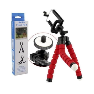 Mini Tripé Flexível Suporte Celular Selfie Vídeo Câmeras 360°
