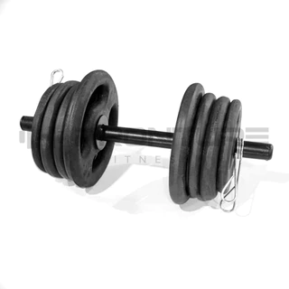 02 Par Barras Ocas Halteres 40 Cm Com Presilhas Academia Musculação Anilhas de Peso unidades Treino